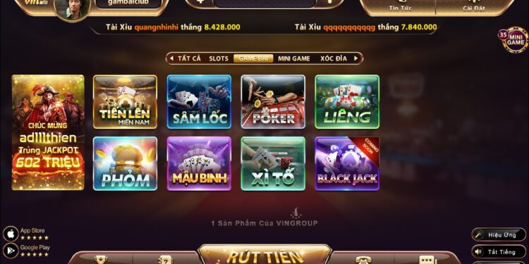 Các loại hình cá cược trên nền tảng vinwin