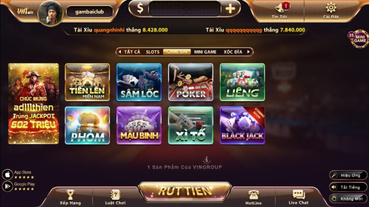 Các loại hình cá cược trên nền tảng vinwin